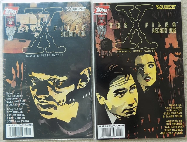 2 X-Files 97 Comics Season One "Squeeze" Vol 1 #1 (2) Covers Topps Chris Carter