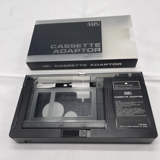 VHSC TO VHS Cassette Adapter Battery Operated Motorized Converter
