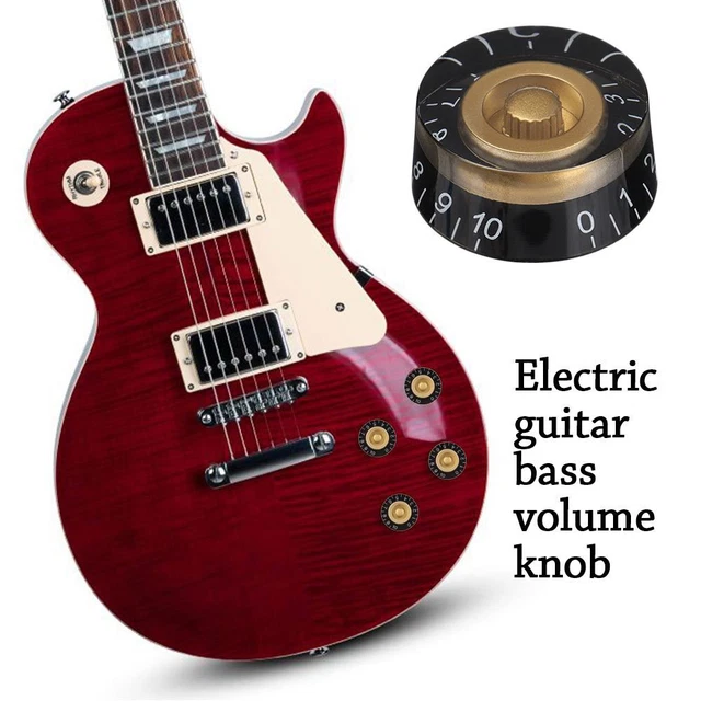 Boutons de volume de tonalité Interrupteur de réglage de basse For Les Paul LP