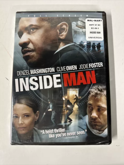Inside Man (DVD, 2006, Full Frame)