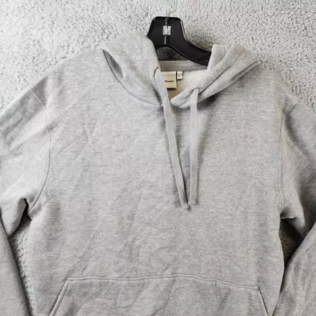 Richer Poorer Recycled Pullover Hoodie Men's S Heather Grey Kangaroo Pocket~ 3