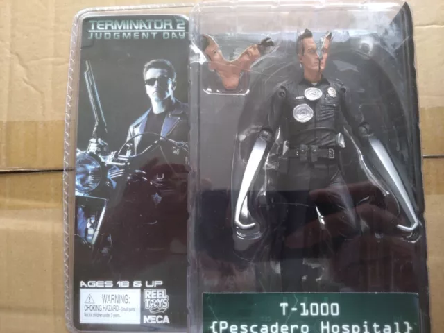 Neca Reel Toys Terminator 2 T-1000 Pescadero Hospital Action Figure New Sealed