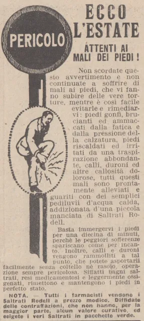 V1622 Saltrati Rodell - 1926 Publicité Période - Vintage Advertising