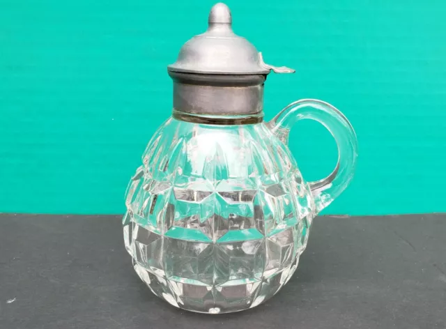 Duncan EAPG Syrup Pattern Glass No. 331 Late Block c1880s Antique