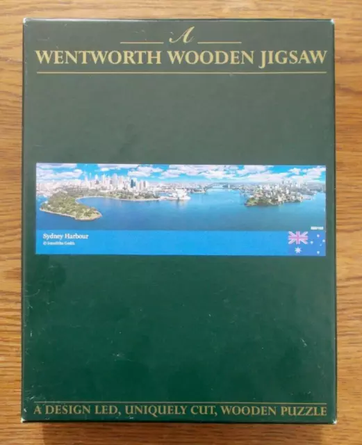 RARE WENTWORTH Collectable Uniquely Cut Wooden Jigsaw Puzzle - Sydney Harbour