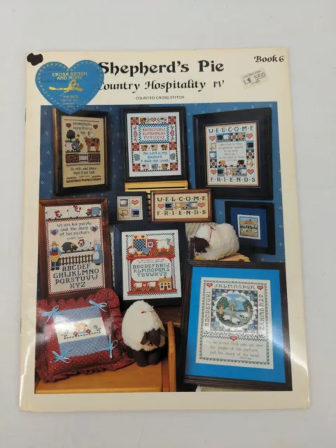 Vintage 1985 Jeremiah Junction Shepherd's Pie Cross Stitch Booklet Leaflet