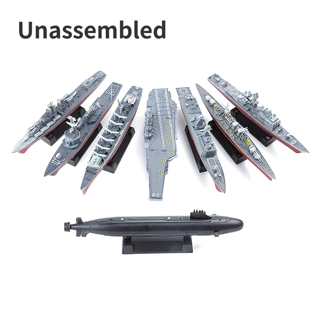 4D AIRCRAFT CARRIER Cruiser Frigate Submarine Battleship Model ...