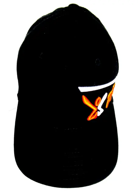 Men's Flex Fit~Zip Zone Canopy Tours~Baseball Hat Cap Black Golf Logo~Size Small
