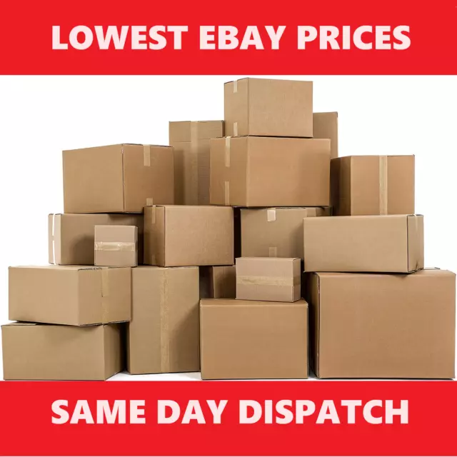 Cardboard Boxes Single Wall Packing Cartons Storage Removals Mailing Post Box