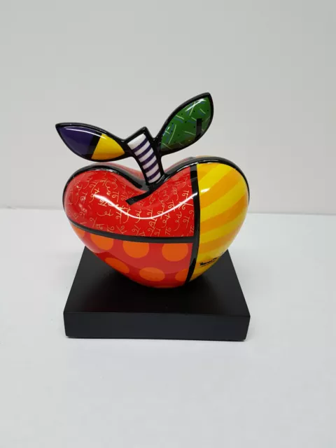 Romero Britto "BIG APPLE" Figur - POP ART- Porzellan - NEU