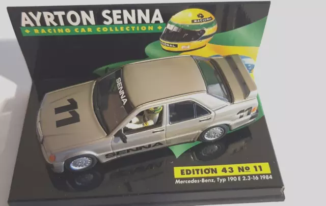 1984 AYRTON SENNA EDITION 1:43 N°11 Mercedès-benz type 190E 2.3-16 AYRTON SENNA car