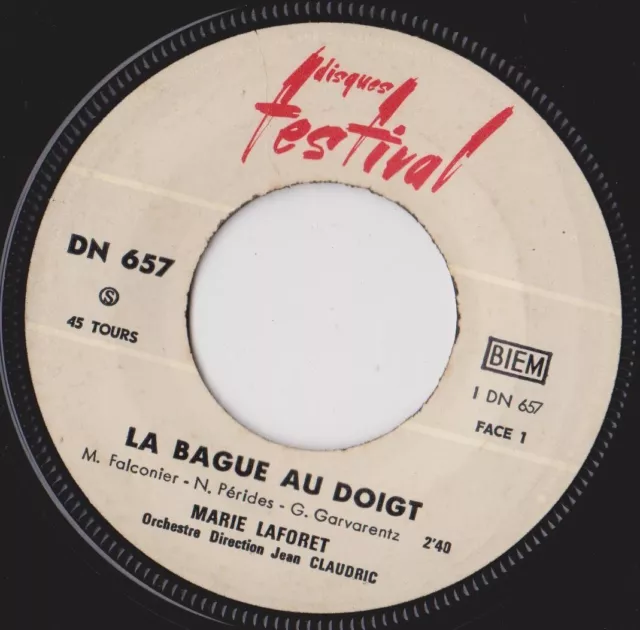 MARIE LAFORET LA Bague Au Doigt Entre Toi Et Moi French 45 Single Jean Claudric EUR 6 00 PicClick FR