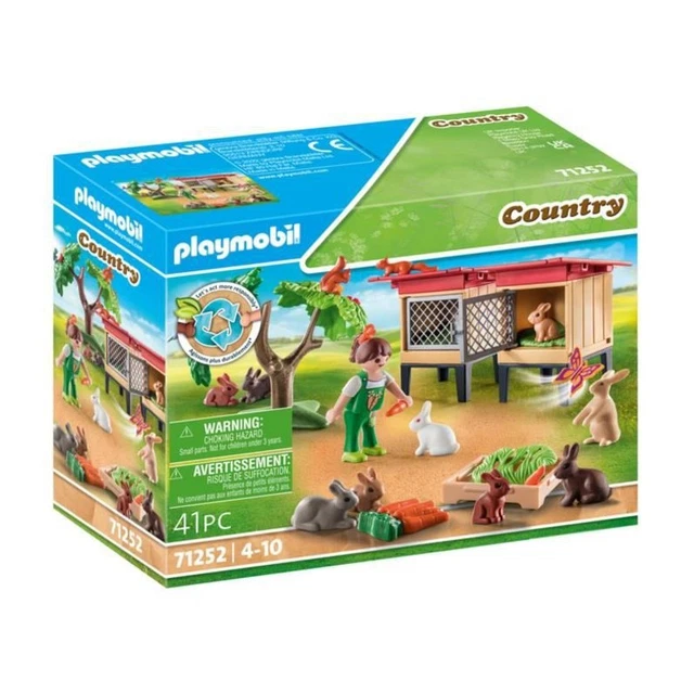 Playmobil. Lot de 10 pièces de ferme vintage