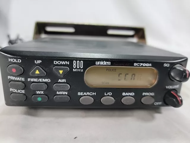 Uniden Bearcat BC700A Scanner 50 Channel Mobile/Base 800 MHz No antenna