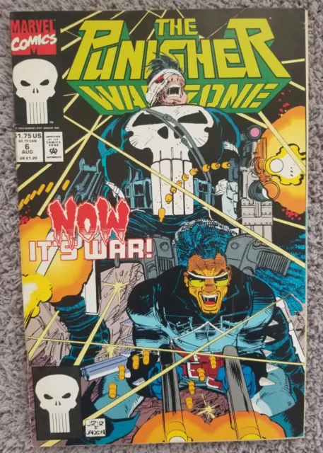 The Punisher: War zone August #6 1992 Marvel Comic