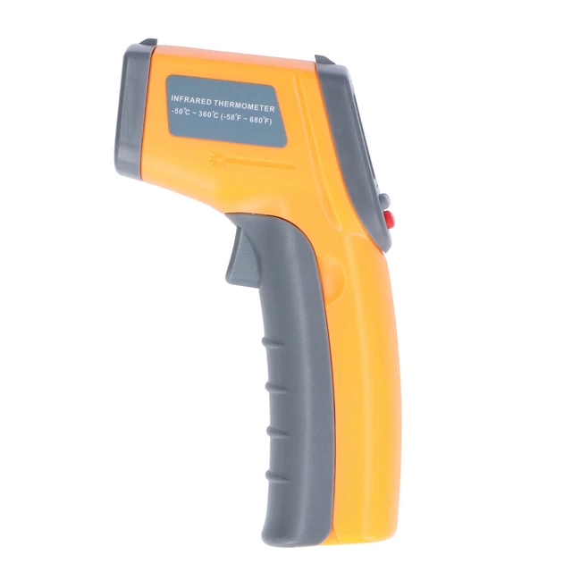 Infrared Thermometer Positioning Fast Lock High Accuracy White AC