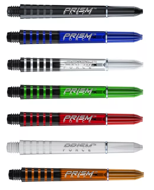 Winmau Prism Force Dart Stems / Shafts - Grip Zone - Steel Rings - Choose Size