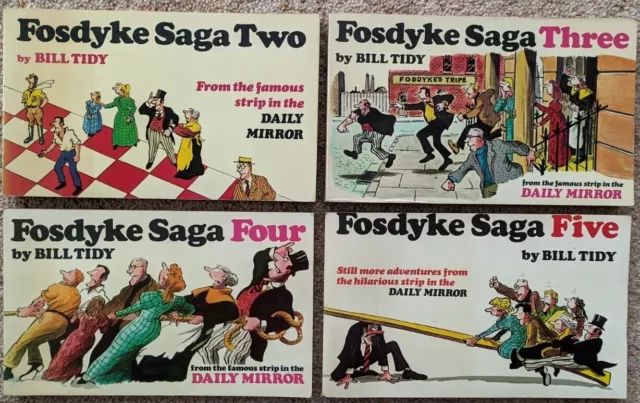 Fosdyke Saga Books Two to Five (4No.) by Bill Tidy – All Original 1st Editions