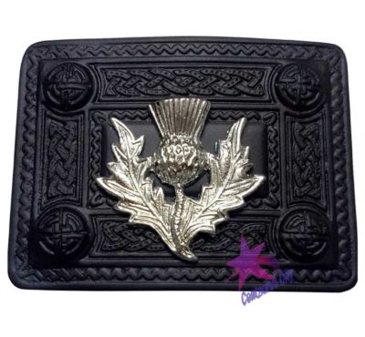 Cardo Scozzese Piper Cintura Kilt Fibbia Argento Antico Highland Celtic Cardo Fibbie 
