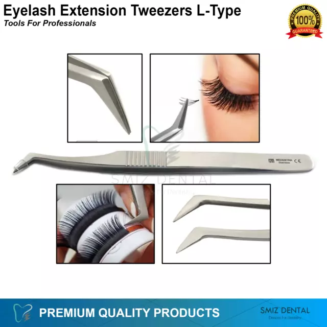 Eyelash Extension Tweezers for Russian 3D 6D Volume Lash Extensions L-Type New*