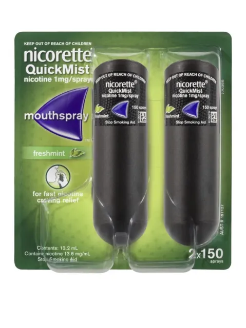 Nicorette Quickmist Fresh Mint- 2 Pack