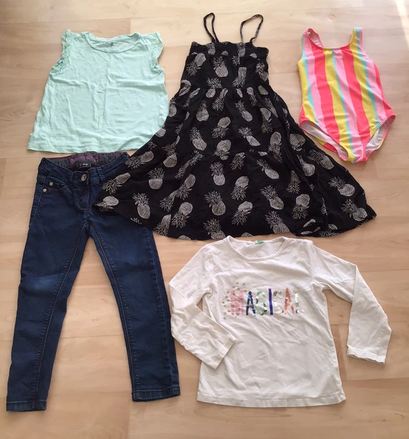 pacchetto abbigliamento ragazza next, gap, f&f M&S ecc. 5 articoli età 6-7 anni