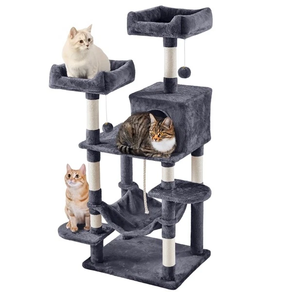 Palo Tiragraffi Per Gatti Trixie In Juta - Diametro 9 Cm, Altezza 30 Cm Con Fissaggi - Foto 9