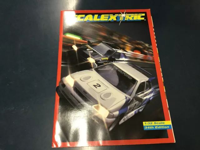 Scalextric slot car catalog 34th edition