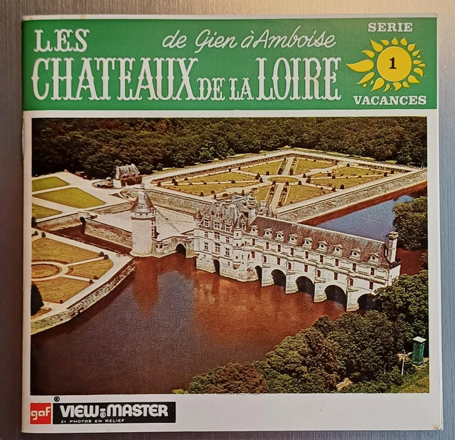 View Master   Les Chateaux De La Loire Trifold  C 221  F    In Francese