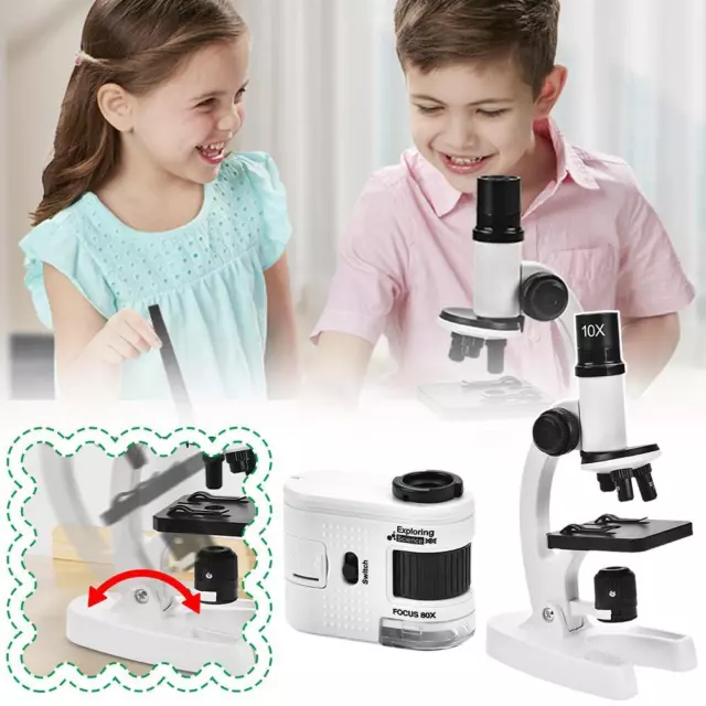 Miniscope Kids, Pocket Microscope For Kids Portable Microscope gift O2P1