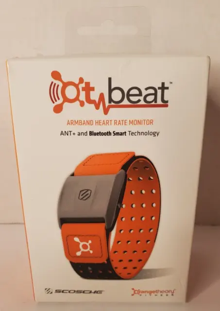 ORANGE THEORY OT Beat Flex Armband Heart Rate Monitor Scosche w Charger BOX  WEAR $69.95 - PicClick
