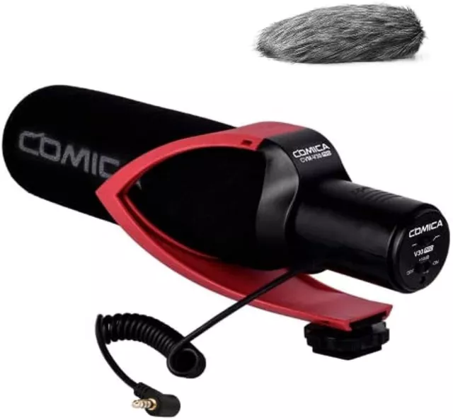 Super Cardioid Condenser Shotgun Microphone for DSLR Camera Super Cardioid Condenser Shotgun Microphone for DSLR Camera