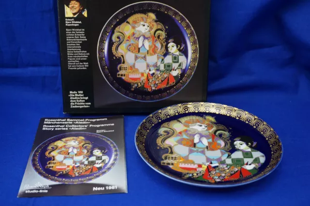 Rosenthal Sammel-Teller Aladin Plate MOTIV VIII  Collector's Plate, NIB (S8)