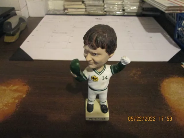 Normal Cornbelters Vintage #14 Pete Rose SGA Team Logo Baseball Bobblehead Normal Cornbelters Vintage #14 Pete Rose SGA Team Logo Baseball Bobblehead