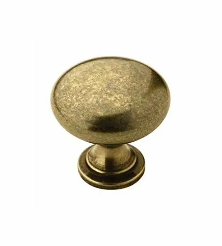 Amerock BP53005BB Allison Value 1-1/4" Cabinet Knob, Burnished Brass