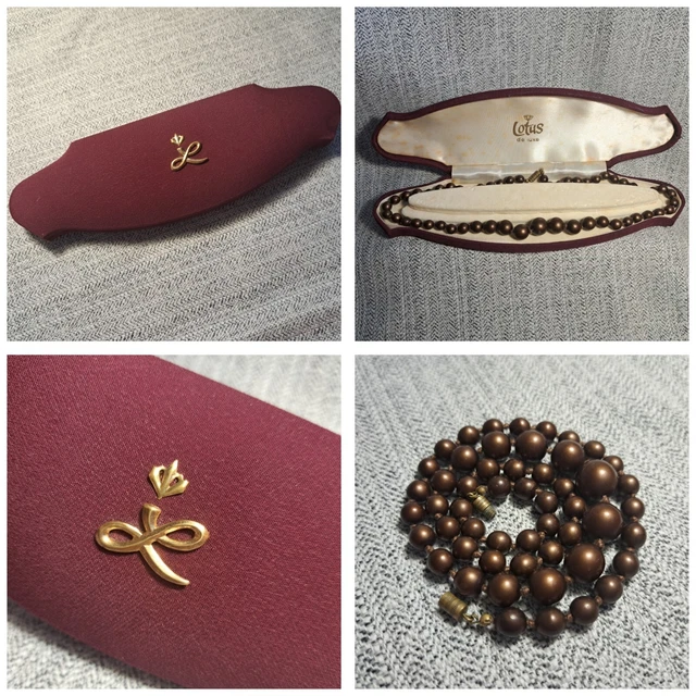 Lotus de luxe pearl necklace sales