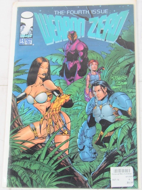 Weapon Zero #T-1 (4) Oct. 1995 Image Comics