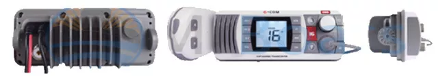 GME GX700W VHF MARINE RADIO - WHITE - WATERPROOF Boat Compact GX700 FREE POST 3