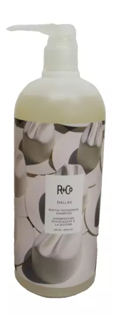 R+CO Dallas Biotin Thickening Shampoo 33.8 oz / 1L - Pump Bottle - Full - No Box