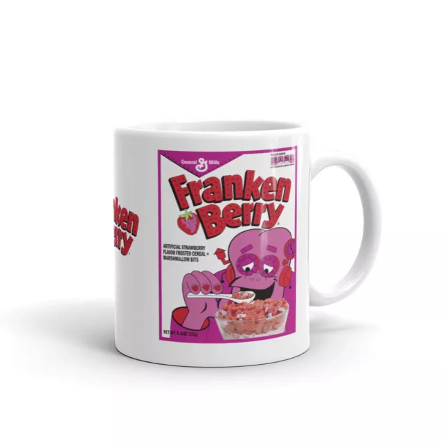 Franken Berry - Monster Cereal Mug - White Glossy Coffee Mug