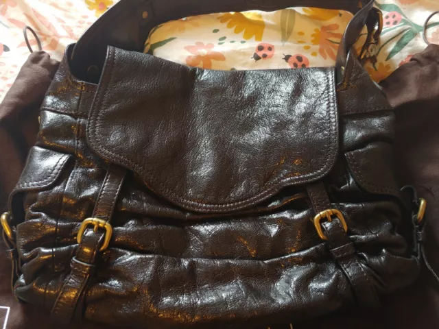 Kooba Purse Brown. Leather shoulder bag