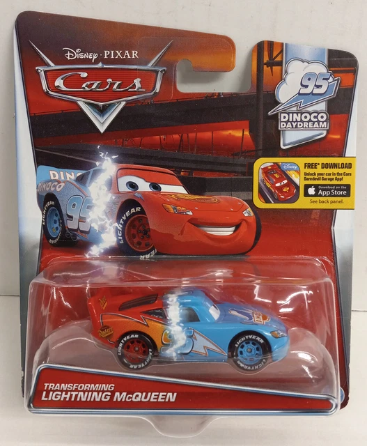 MATTEL DISNEY PIXAR Cars Dinoco Daydream Transforming Lightning Mcqueen ...