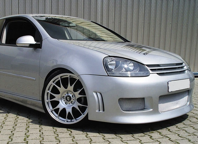 Badgeless slatted grill grille compatible with VW Golf mk 5 2003-2008 debadged