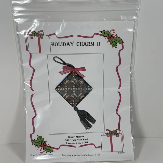Kit de adorno Genny Morrow Needlepoint Holiday Charm II