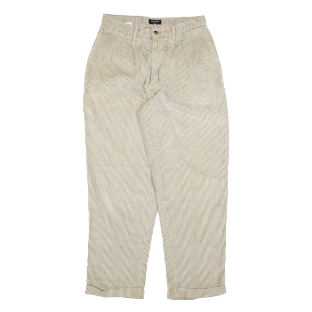 Pantaloni Vintage DOCKERS Beige Rilassati Conico V27 L30