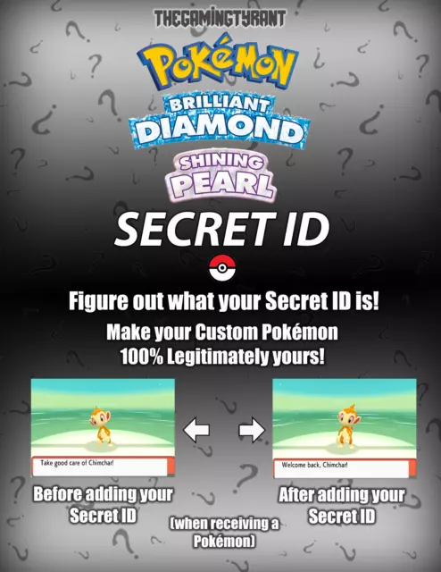 Pokemon Brilliant Diamond Shining Pearl Secret ID