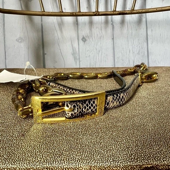 Vintage Cache leather belt
