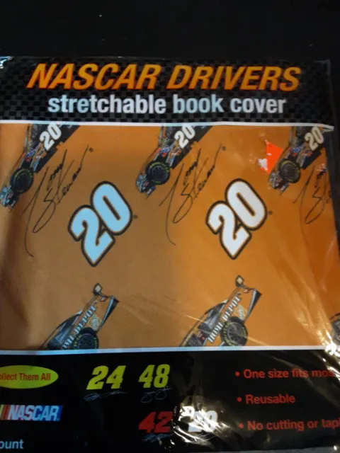 2 Nascar Drivers Stretchable Book Covers 48 20