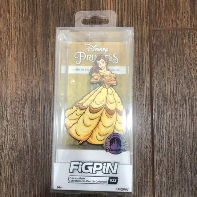 FiGPiN Disney Princess BELLE #623 Beauty & the Beast Collectible Pin NEW IN BOX