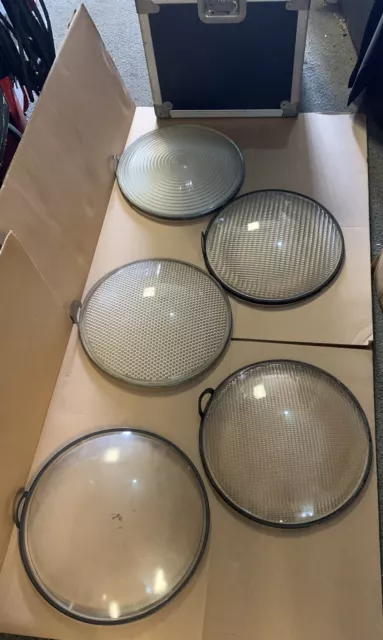 Arrisun 12” mixed brand Lens Kit, HMI, Lighting, (3-arri 2-not arri) Arrisun 12” mixed brand Lens Kit, HMI, Lighting, (3-arri 2-not arri)